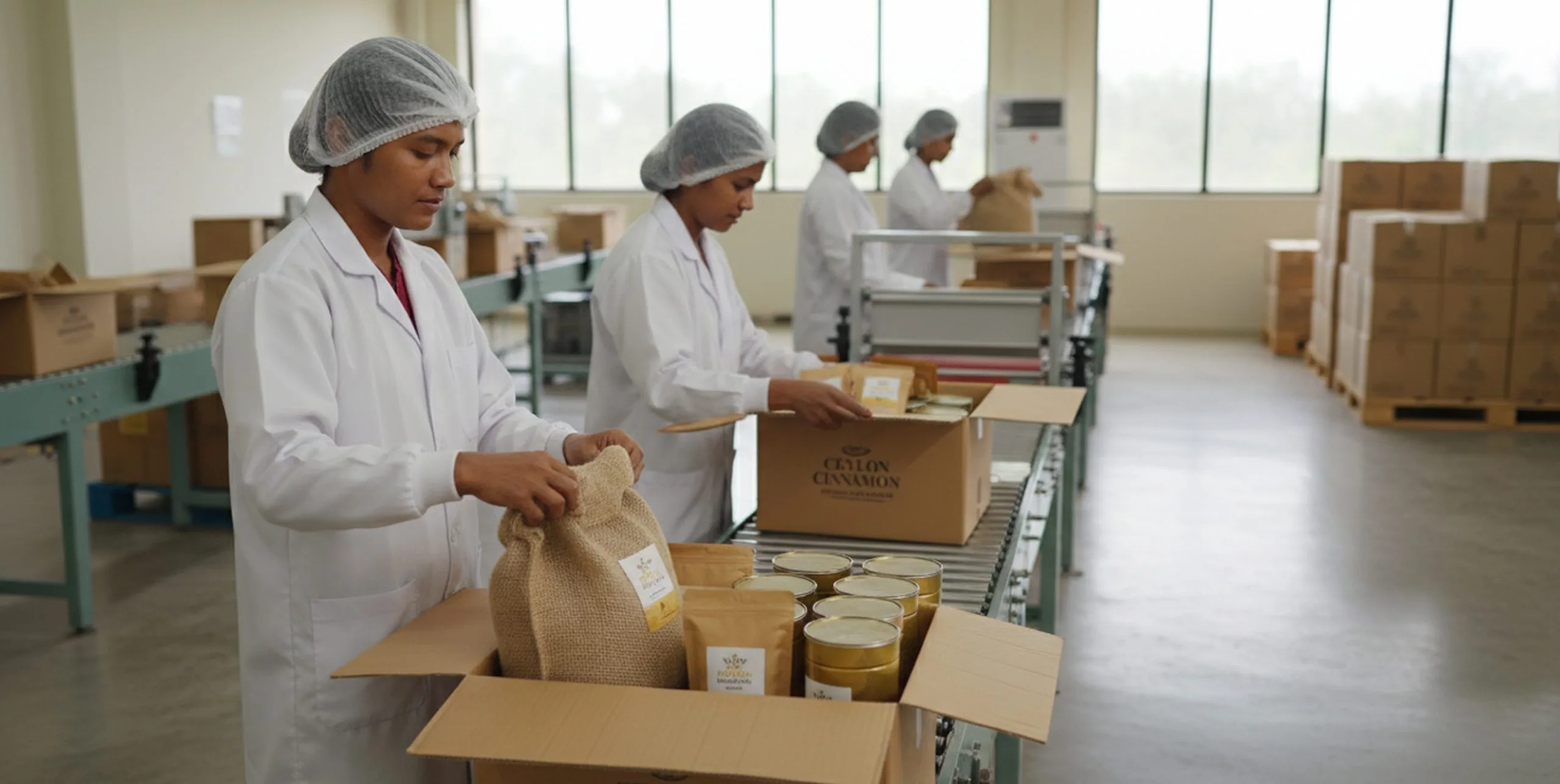 packaging of ceylon cinnamon